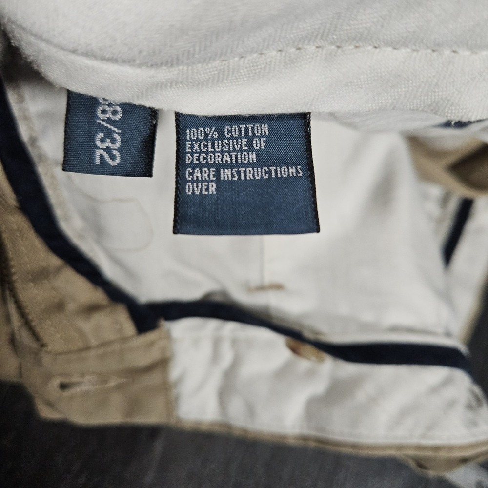 VTG Polo Ralph Lauren Suffield Pant Men 38x31 Khaki Chino Pony Preppy City Y2K - Picture 10 of 10
